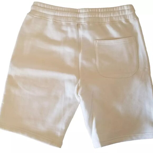 Voight by Valentina Made in Hell Creme Drawstring Cotton Sweat Shorts Medium - Picture 2 of 7